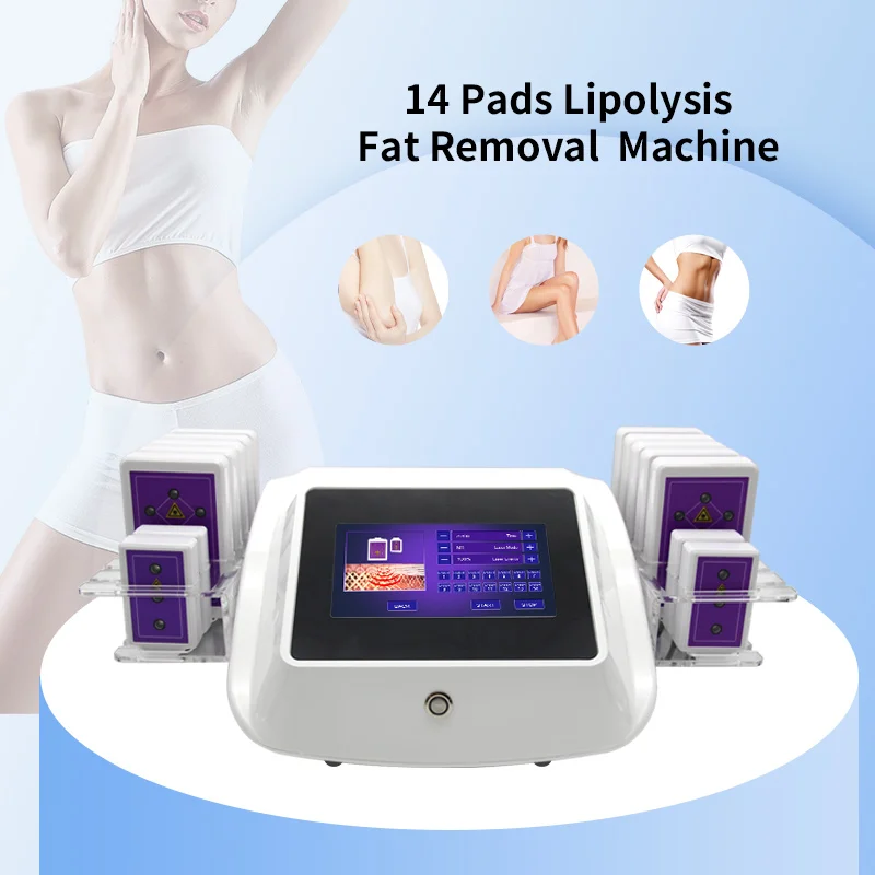 Professional Lipo Laser Red Light Physiotherapy System Shape Loss Fat Lifting 635-650NM wavelength Abdomen Waist Legs FatBurner - Image 2