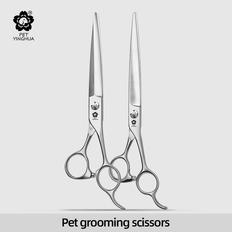 

Ying Hua Pet scissors, comprehensive large cutting/fine trimming, dedicated for beauticians, dog grooming scissors