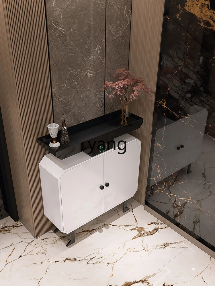 LH large-capacity shoe cabinet, home entrance storage cabinet integrated against the wall