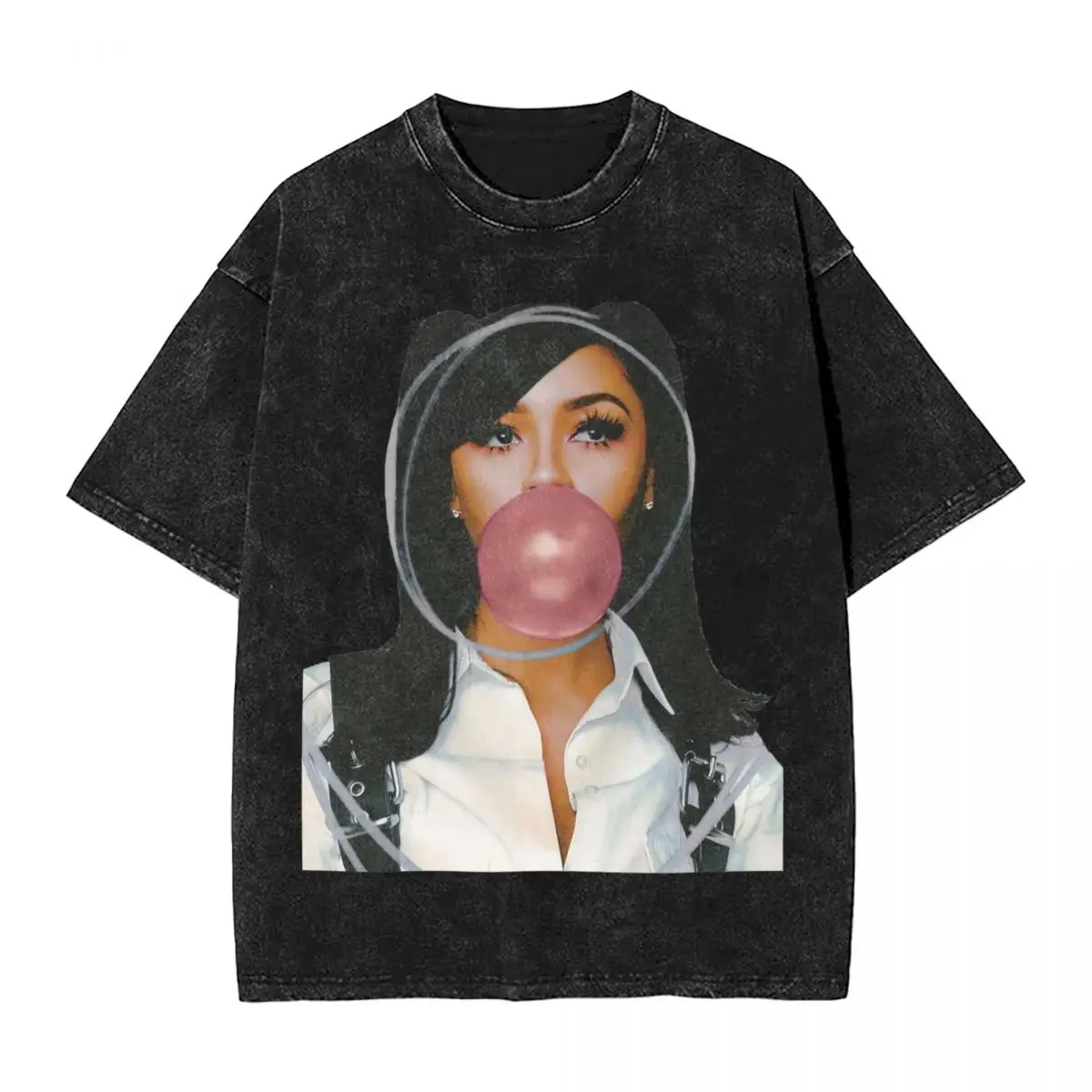 

Mariah The Scientist Bubblegum T Shirt Hip Hop Washed Cotton Street T-Shirts Fashion for Men Women Tops Streetwear Printed Tees