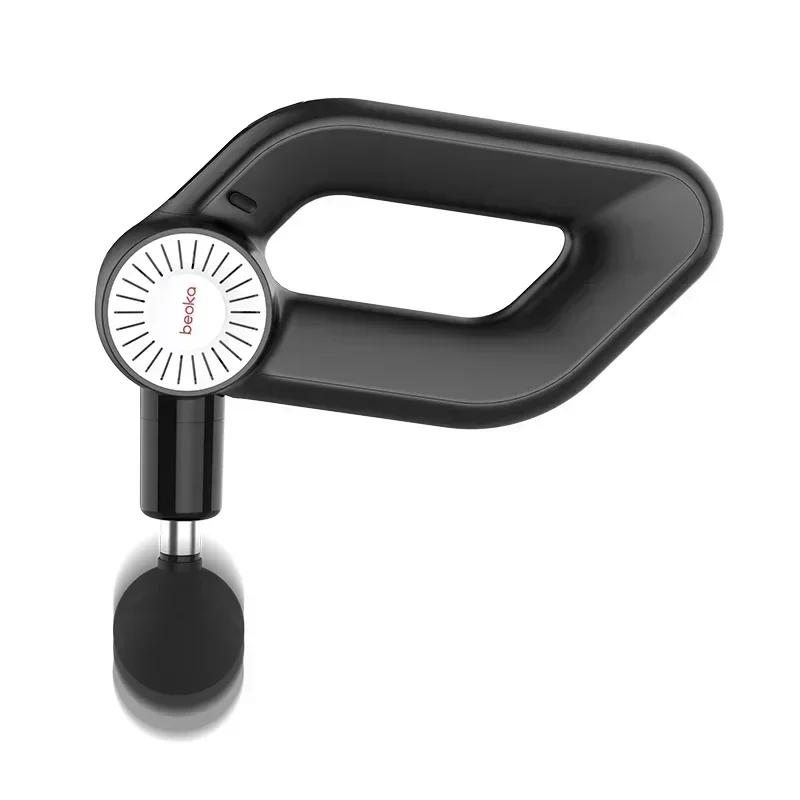 Beoka D6 masajeador corporal profesional de alta potencia vibración de alta frecuencia pistola de masaje de gimnasio muscular fascial con función calentada