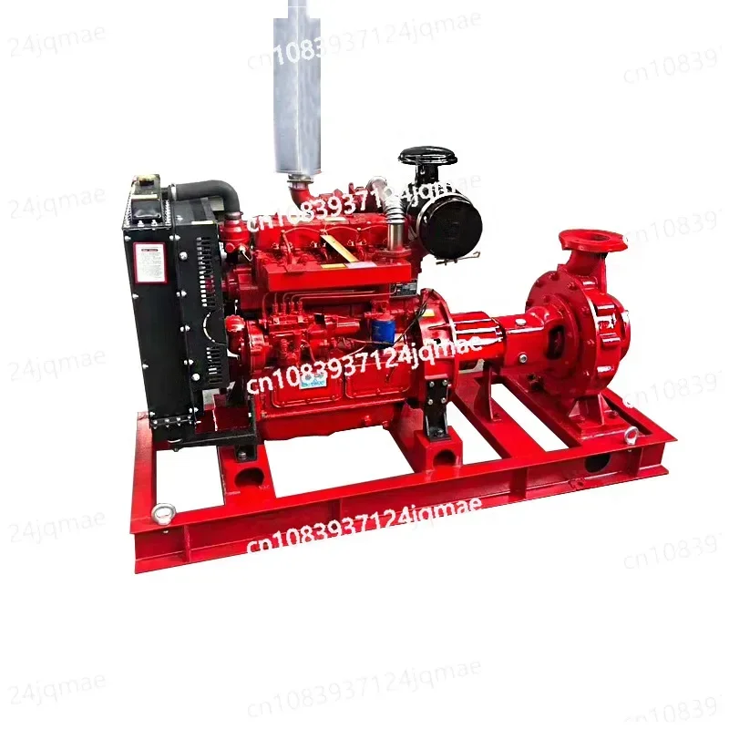 Vertical Multi-stage Fire Hydrant Spray, Diesel Engine Water Pump with High Flow Rate