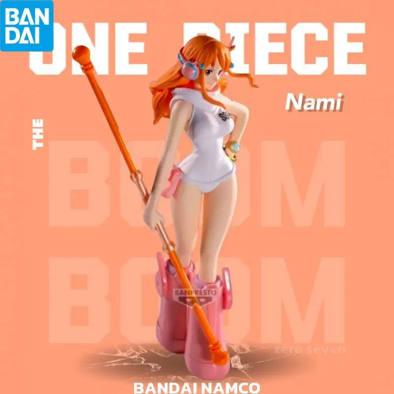 

Подлинная фигурка BANDAI NAMCO ONE PIECE THE Nami из ПВХ в наличии, коллекционная фигурка, игрушки, украшение для рабочего стола, новая и нераспечатанная кукла в подарок