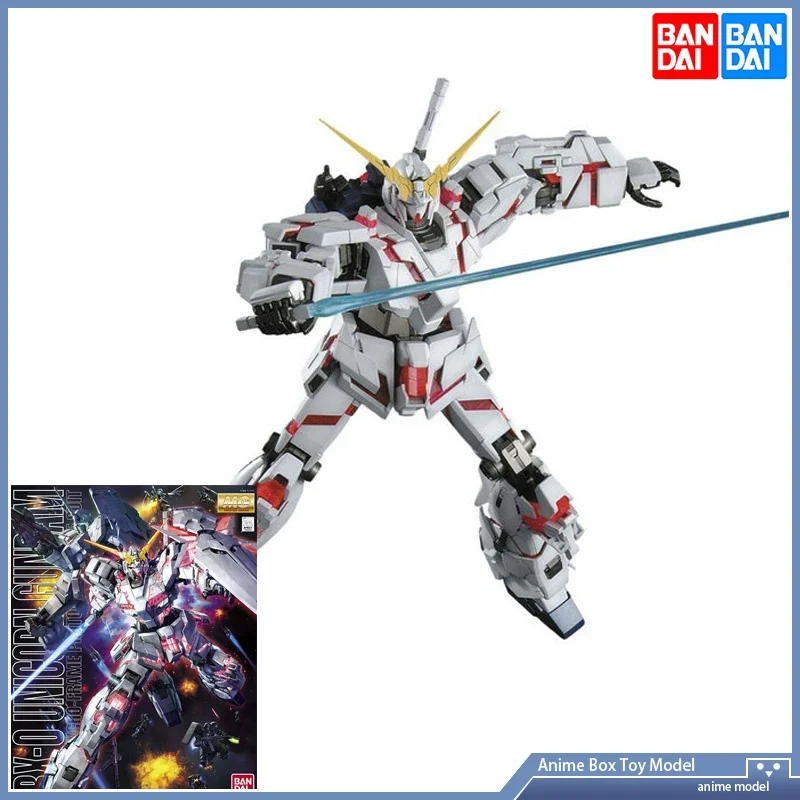 

[In Stock] Bandai MG 1/100 UNICORN RX-0 OVA HD color scheme Action Assembly Model