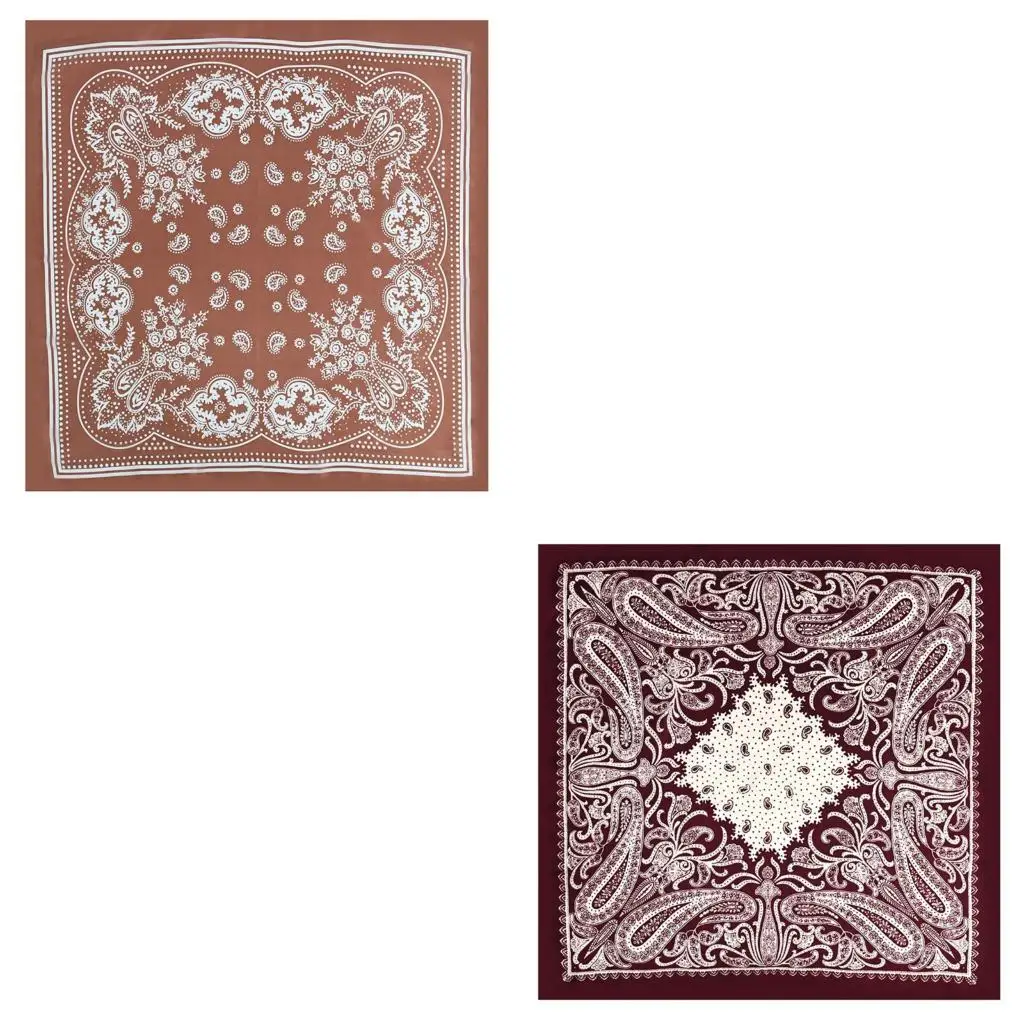 

39BB Women's Neck Scarf Stylish Square Scarf for Lady Soft Breathable Handkerchief