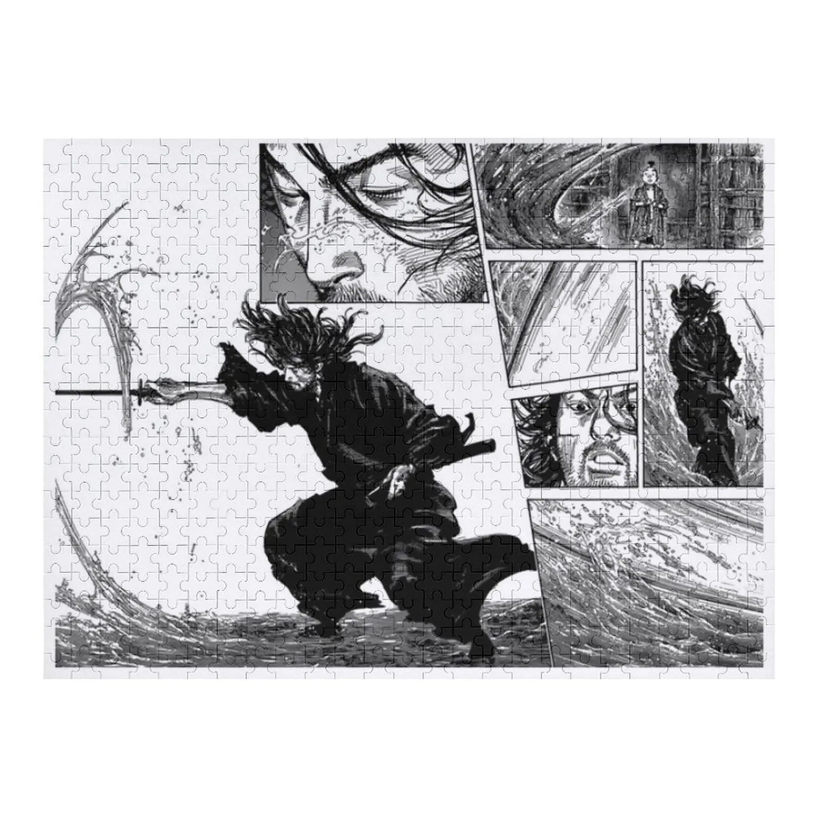 

Vagabond Manga Panel Jigsaw Puzzle Personalized Baby Object Customs With Photo Animal Custom Kids Toy Puzzle