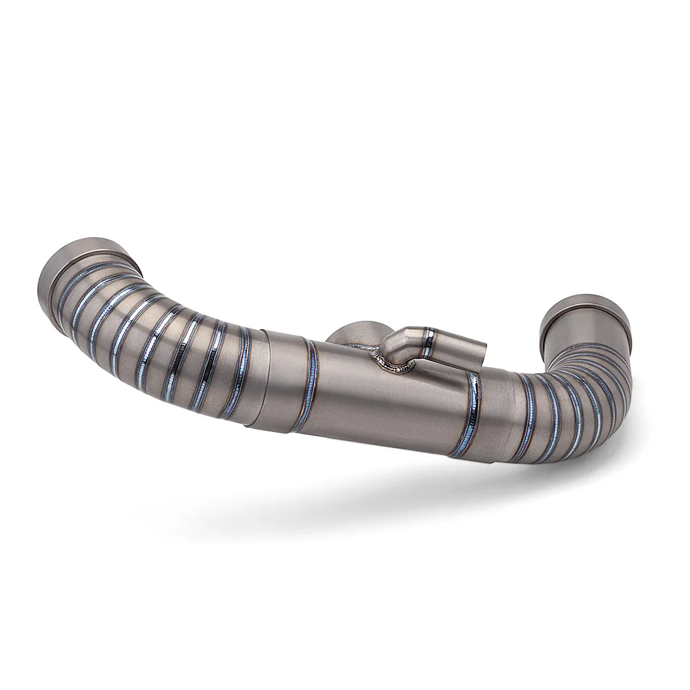 For BWM R NineT 2021-2024 R NineT Escape Motorcycle Exhaust System Blue Middie Link Pipe Titanium Alloy Original  61MM Slip-On