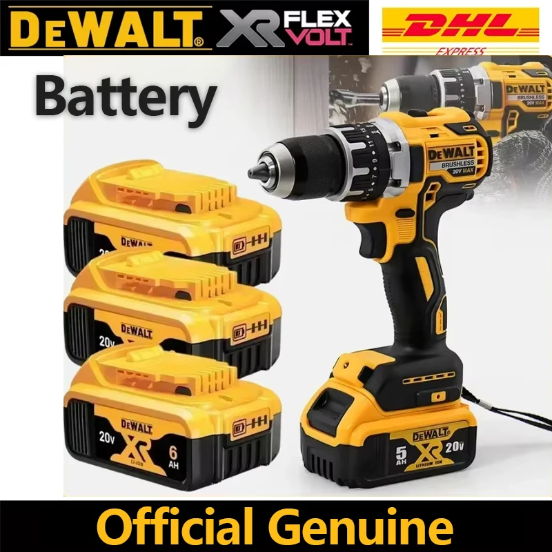 DEWALT DCD805B مفك كهربائي لاسلكي مع بطارية 20 فولت 6Ah 60 فولت 9Ah ومجموعة شاحن مجموعة كومبو للأدوات المهنية #1