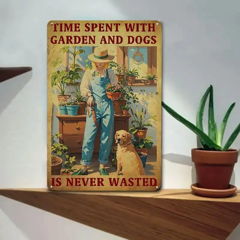2D Flat, Vintage Metal Tin Sign - 