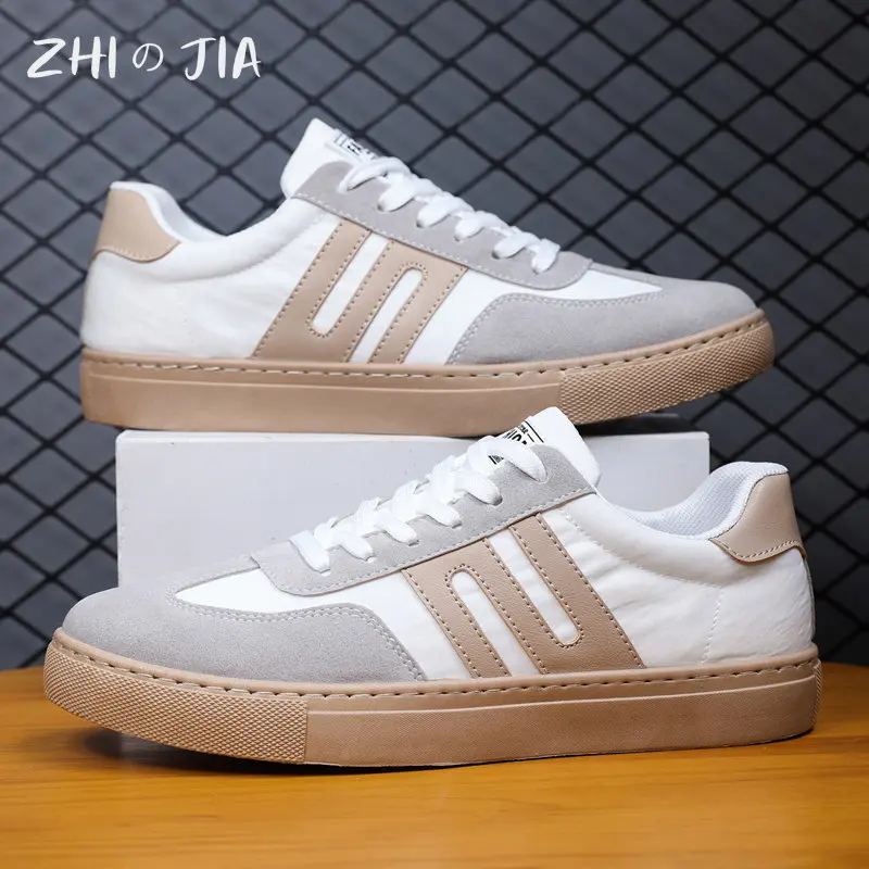 Zapatillas deportivas ligeras para exteriores para hombre, calzado de viaje, 39-48 talla grande, color blanco, para primavera y verano, novedad de 2025