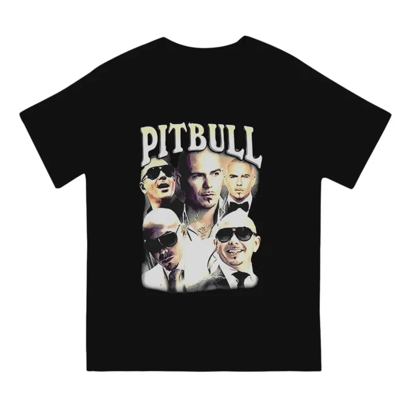 Pitbull Mr.Worldwide Man's TShirt Mr Worldwide O Neck Tops 100% Cotton T Shirt Humor Top Quality Gift Idea