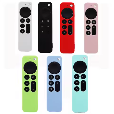 Remote control shell soft silicone protective case compatible For Apple 4K TV BOX 6th and 7th generations anti-slip accessories