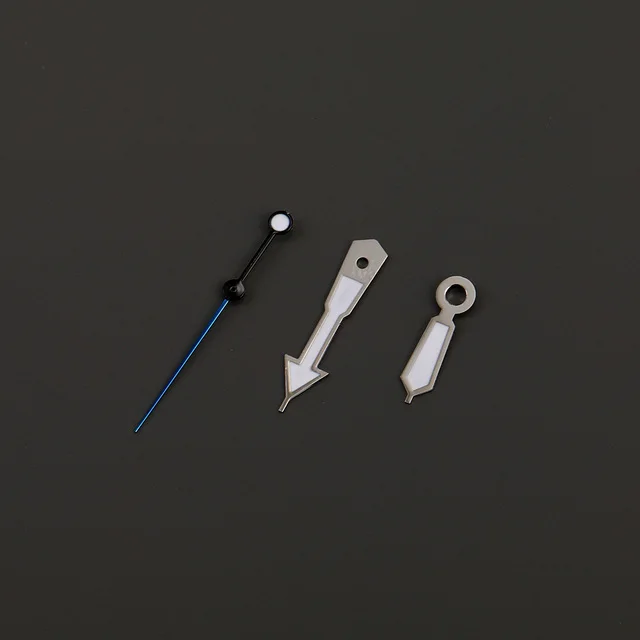 High Quality Black Silver Red Stainless Steel Green Luminous Watch Hand Fit For SKX007 6105 Tuna NH35 NH36 Automatic Movement