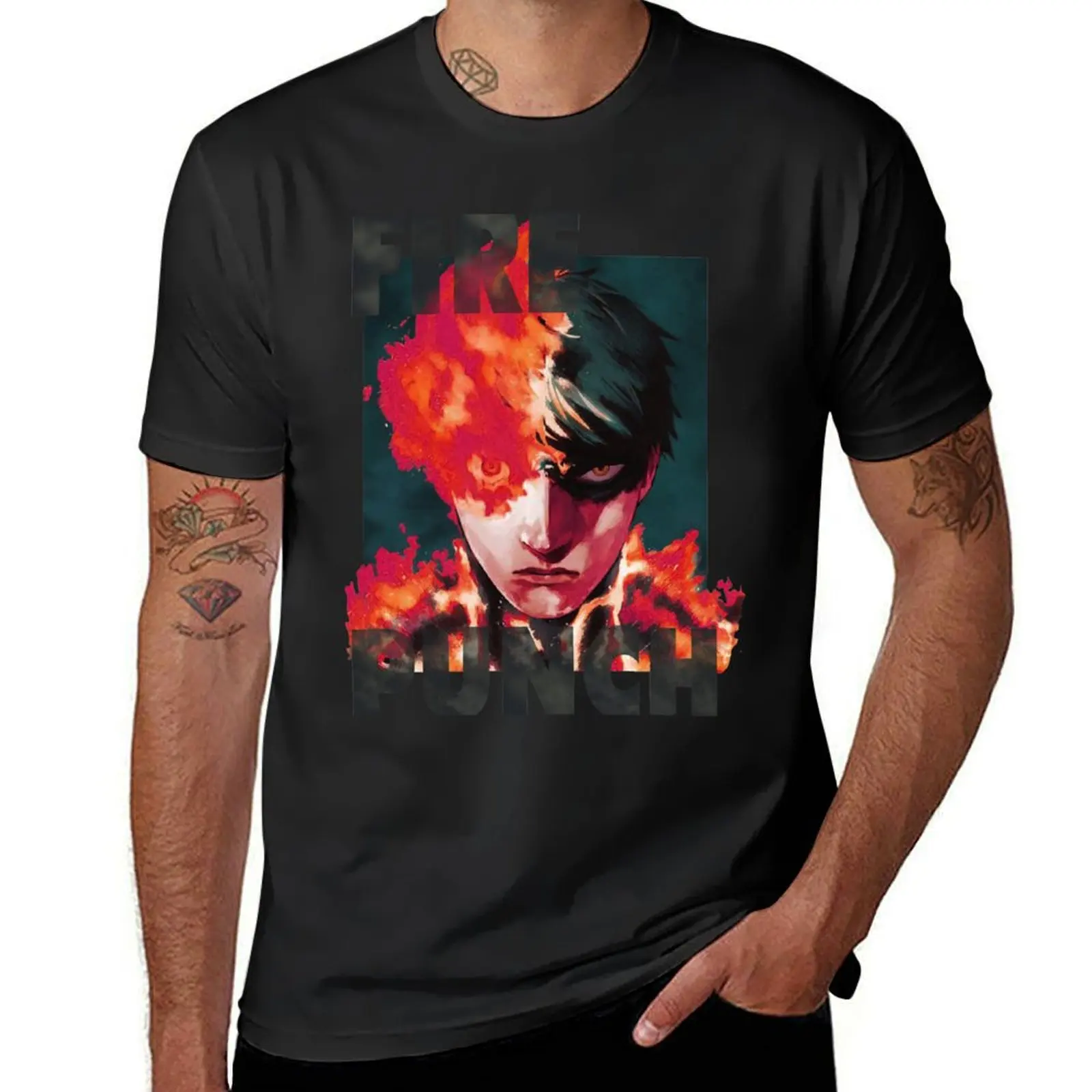 

Fire Punch T-Shirt anime for a boy new edition T-shirt men
