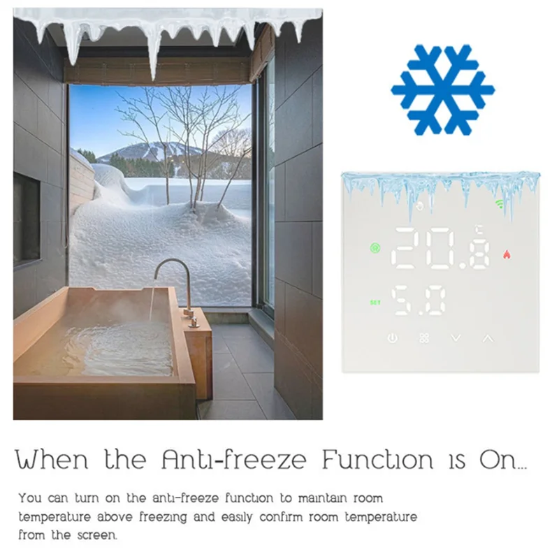 

FORW-Tuya Wi-Fi умный термостат умный водяной пол, регулятор температуры, переключатель для Google Home Alexa Alice B