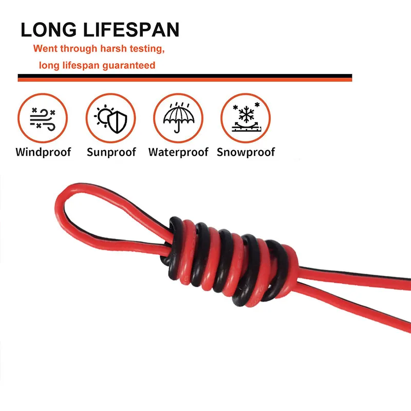 Super Soft 2 Pin Red Black Silicone Wire 28awg 26awg 24awg 22awg 20 18 16AWG 14AWG 12AWG 10AWG 8AWG Heat Resistant Copper Wire