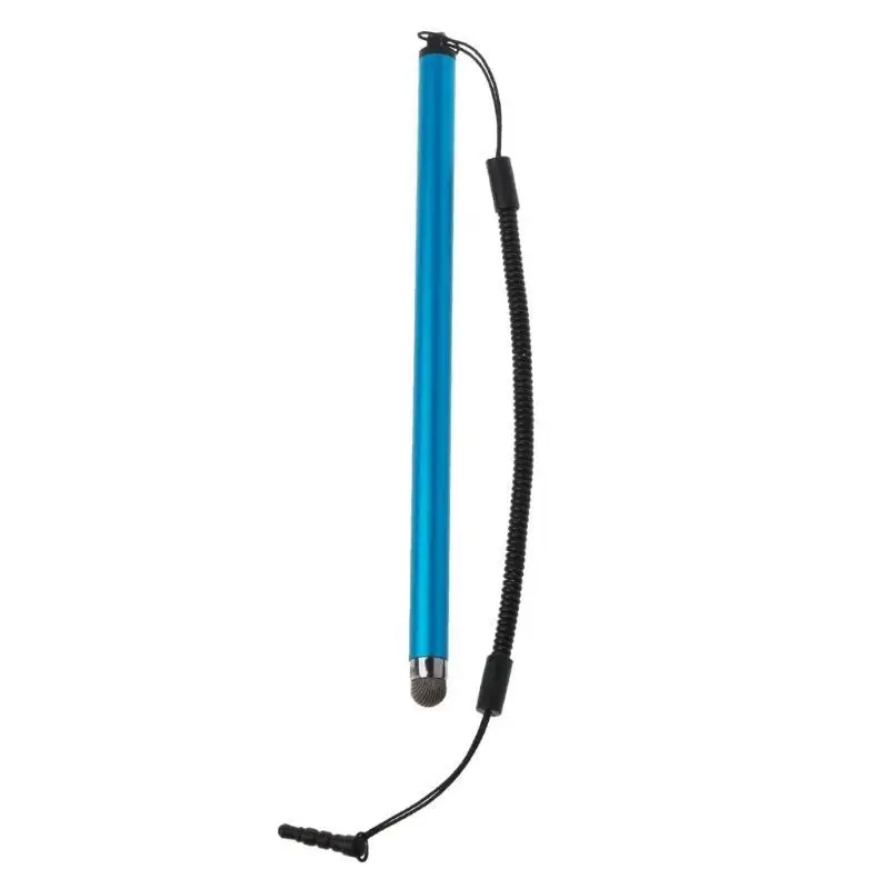 652F Keychain Lanyard Strap Anti-lost Lanyard Pen Fibre Micro Fiber Tip Pen for Smart Phone Tablet