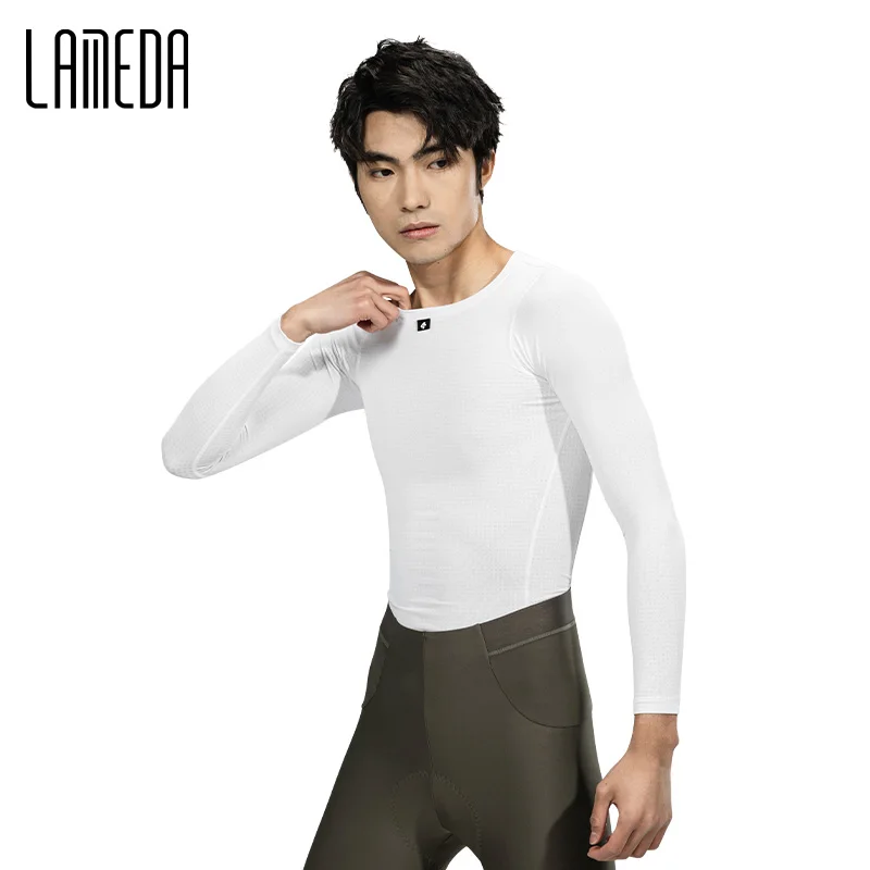 LAMEDA Man Cycling Undershirt Long Sleeved Men's Base Shirts Sweat Absorbent Bicycle Vests Mountain Bike Riding Clothing Jersey