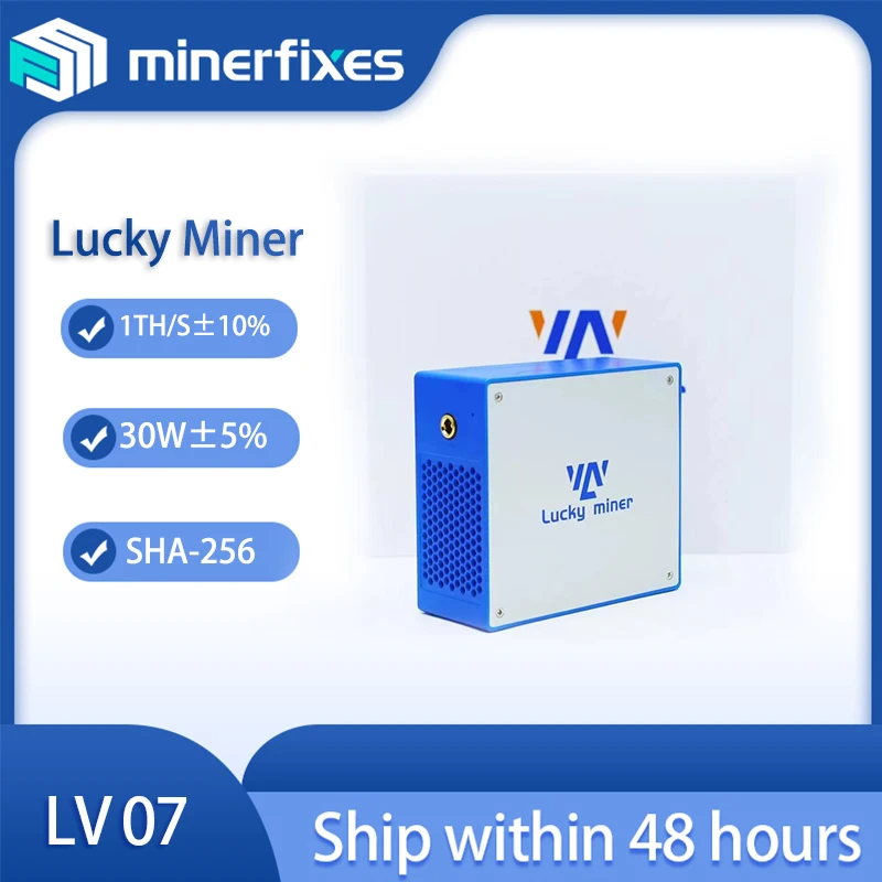 Bitcoin Miner Lucky Miner lv07 BTC Miner Crypto Mining Maschine neueste Asic Miner Crypto currency Mining Maschine