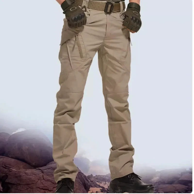 

Functional pants waterproof and durable straight leg pants for training men's thick and warm high-end and handsome tactics