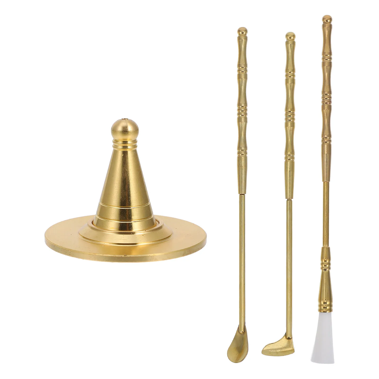 1Set Traditional Chinese Incense Making Kit Mold Supplies Tower Mold Spoon Shovel Hair Brush DIY Ceremony Accessories