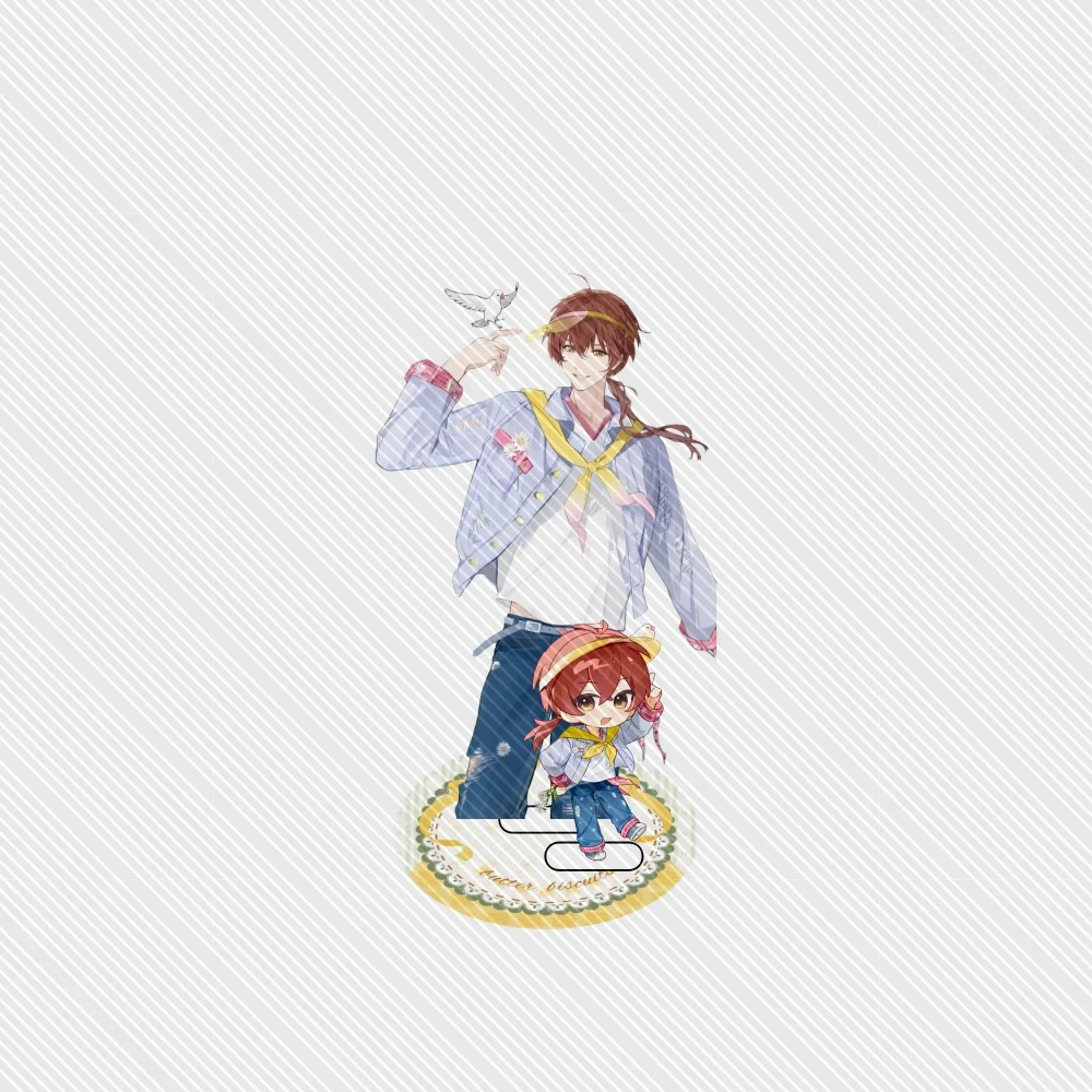 15CM Hot Anime The King's Avatar Acrylic Keychain Stand Model Cosplay Characters Ornament Accessories Goods Christmas Gifts