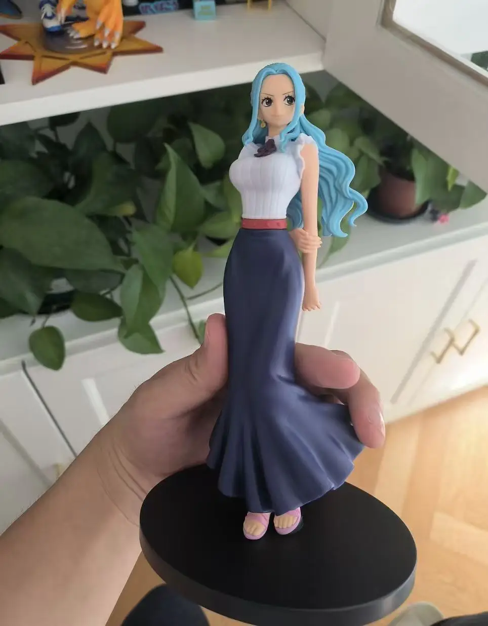 

В наличии Оригинальная фигурка Bandai Banpresto One Piece DXF EXTRA Nefertari D. Vivi, модель красивой аниме-девушки, декор