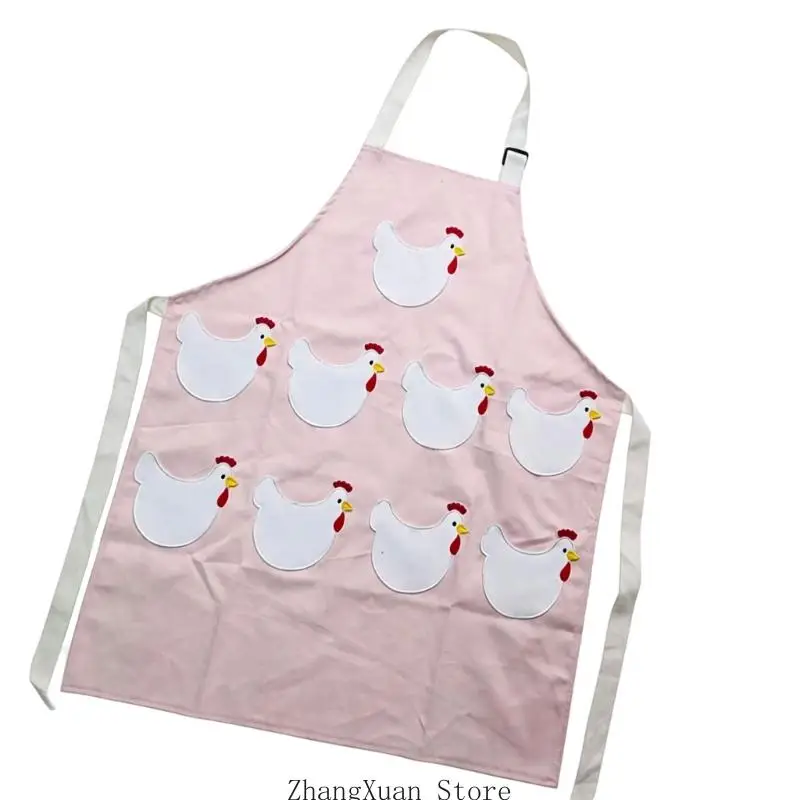 Chicken Care Workwear Eierschürze aus Segeltuch mit neun Vorderfächern für Gartenrunden, Geflügelarbeiten und den täglichen – Detail 8
