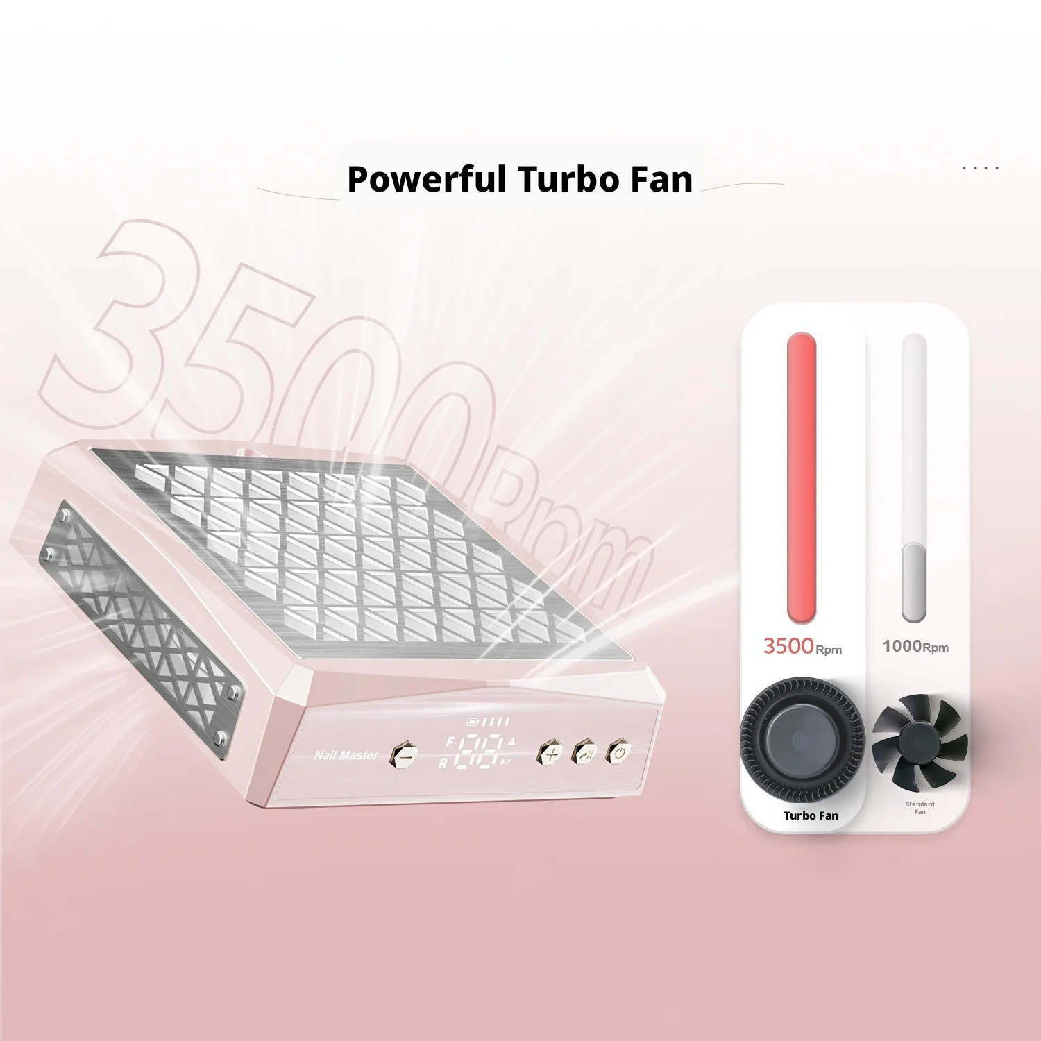 Professional Salon Set Kit Nail Art Desk Table HEPA Filter Digital Screen Rechargeable Nail Dust Collector EG Plastic 110v-240v