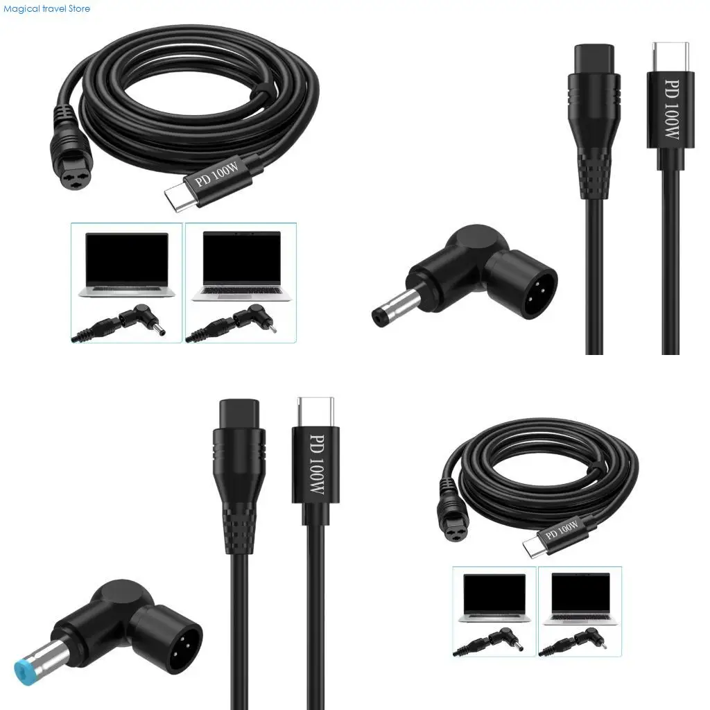 N2UB USB C PD100W To 3Pin Charging Wire Intelligent Power Delivery System Widely Used
