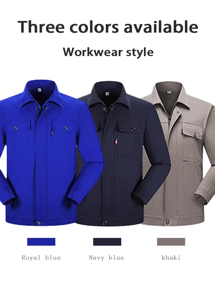 Kombinezon roboczy antystatyczny ze 100% bawełny, oddychający, odporny na ścieranie, do spawania, dla mężczyzn i kobiet, do napraw elektrycznych.