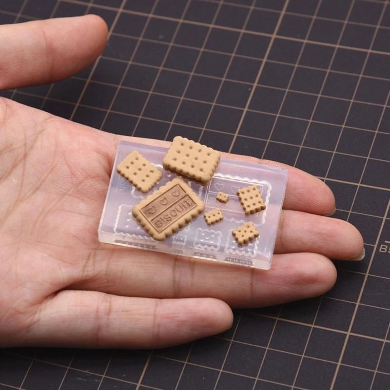 

Mini Dessert Crystal Epoxy Resin Mold Cake Candy Chocolate Silicone Mould DIY Crafts Casting Baking Tools