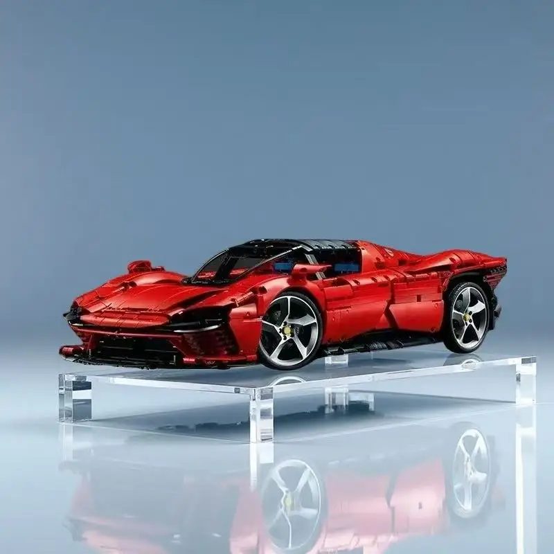 

Toys static version 18 + adult racing model building block premium mechanical set 42143 42115 collector's gift