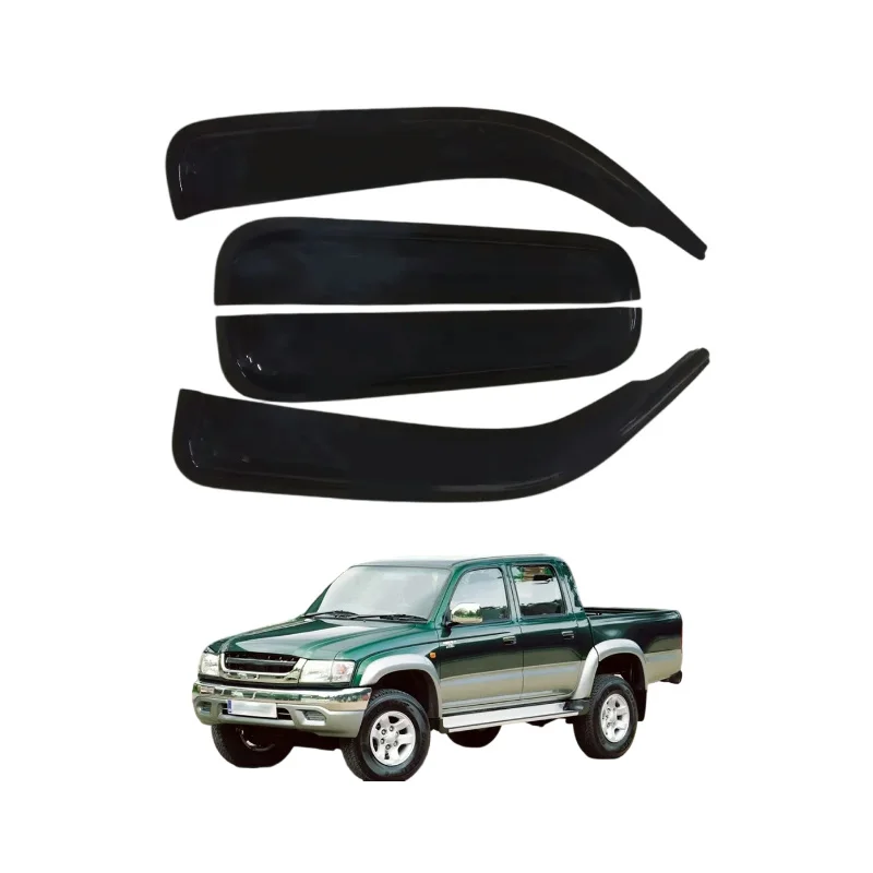 

Автомобильный дождевик, защита от атмосферных воздействий, ветрозащитный козырек, дверной козырек для Toyota Hilux 2000-2005, тип B