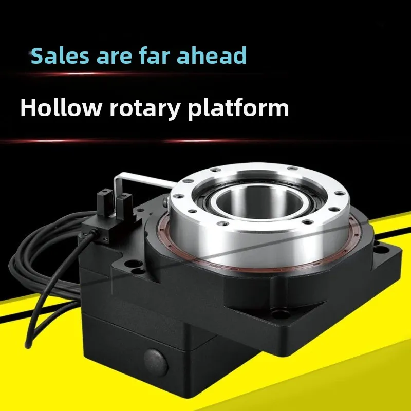 Hollow rotating platform precision stepping servo motor 360 degree turntable turntable right angle laser positioning splitter