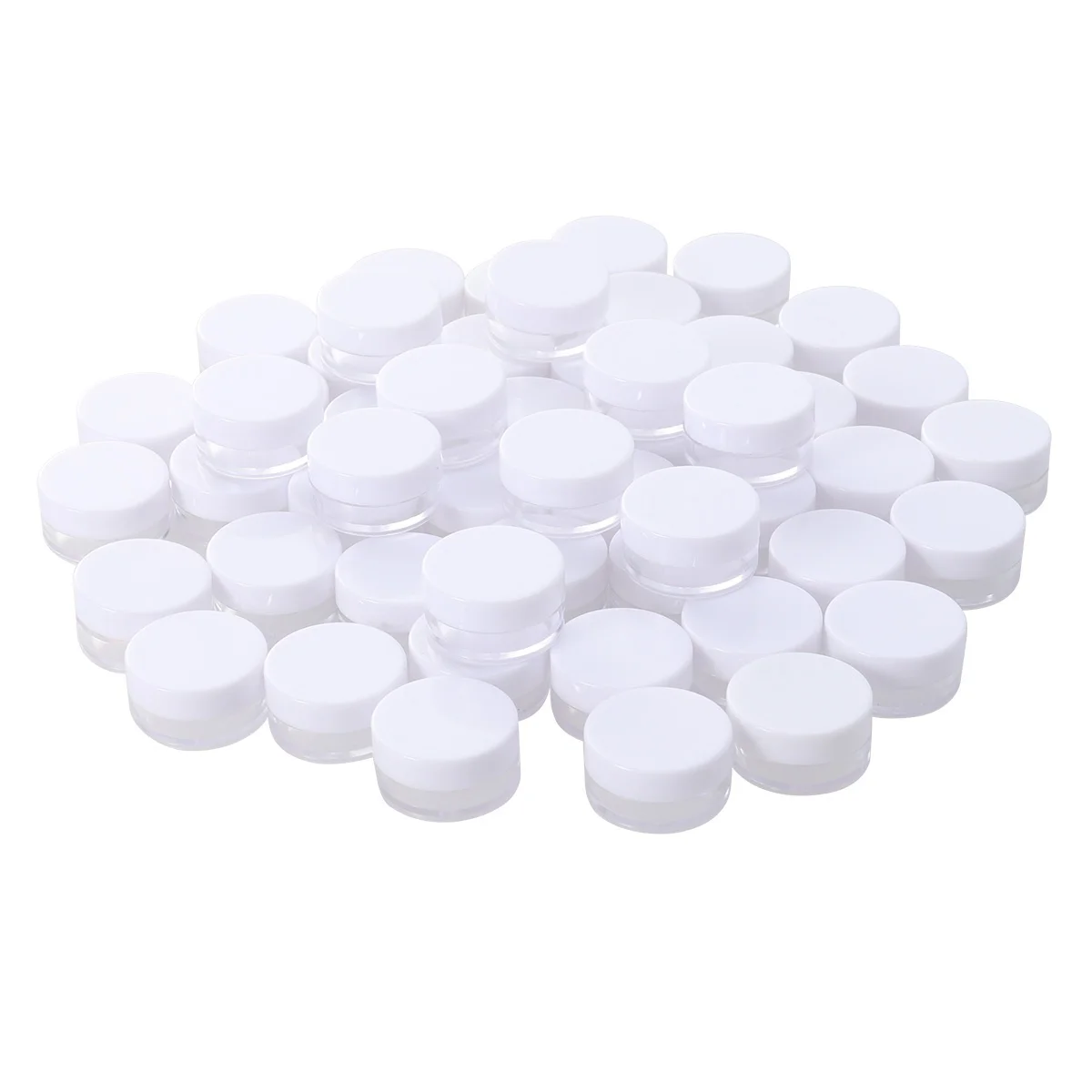 

50 Pcs Container Travel Bottles Mini Containers for Makeup Samples Small