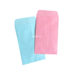 6x10cm Pouch Paper Bag Gift Wedding Decoration Packaging Cute Candy Baby Shower Guest Small Mini Kraft Craft Brown Pink Blue