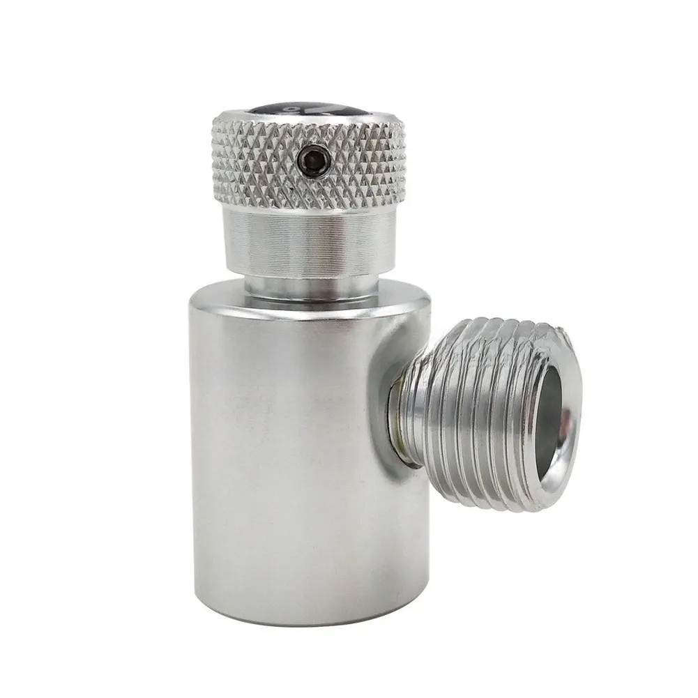 Small Cylinder Quick Connector W21.8-14 Aluminum for Soda Machines For Beer Keg Systems and Aquarium Air Pumps
