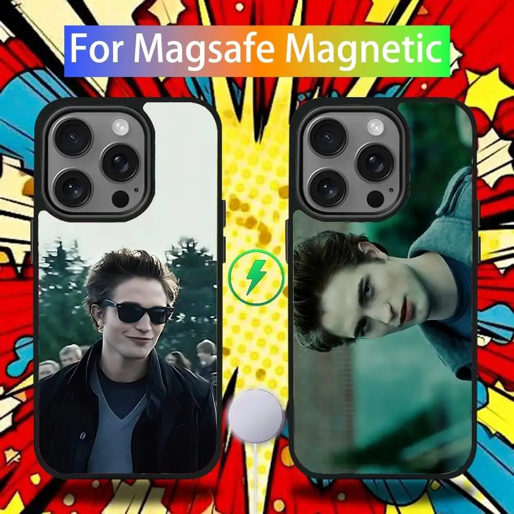 

T-Twilight Edward Phone Case For iPhone 16,15,14,13,12,11,Pro,Max,Plus,Mini,SE4,E Magnetic Magsafe Wireless Charging