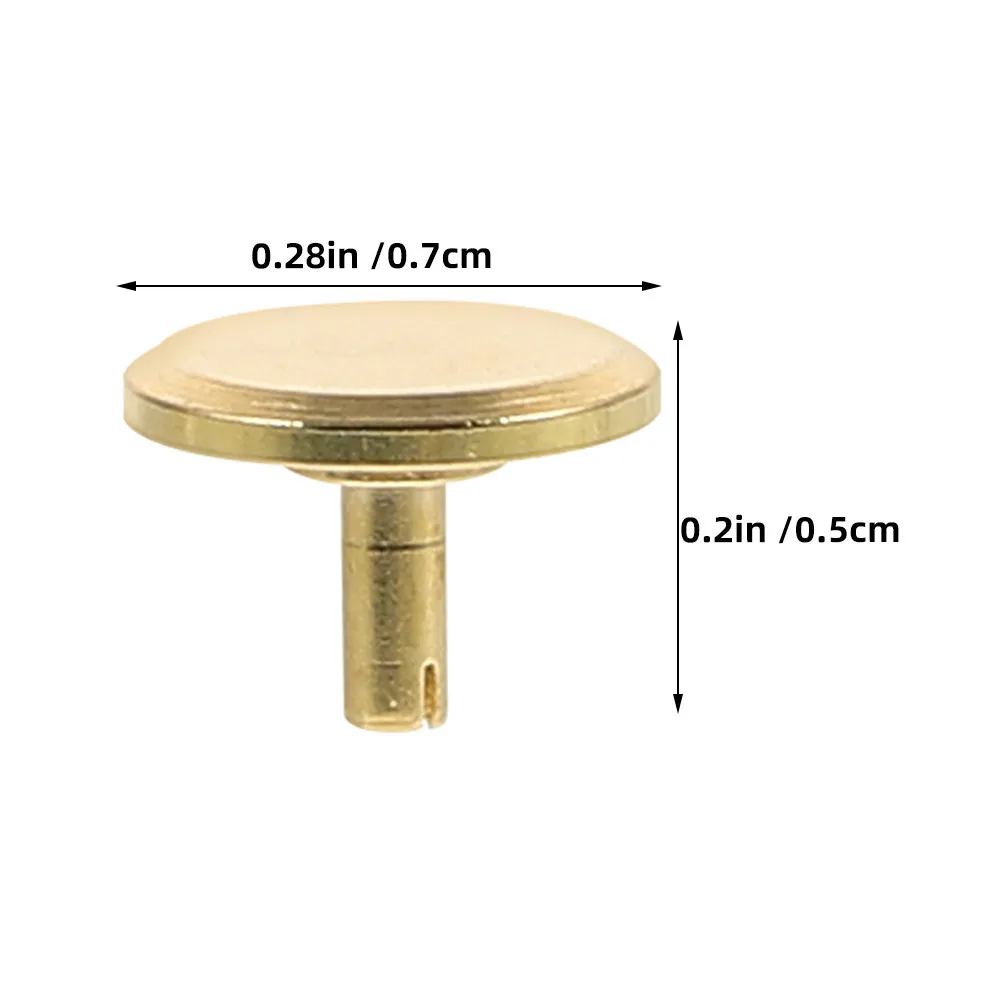 6Pcs Copper Second Hand Cap for Quartz Clocks Firm Fit Elegant Design Reusable Clock Accessory Replacement Part Wall Clock