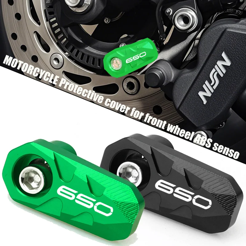 

For Kawasaki Z650 Z 650 Z650RS Ninja650 2017-225 Motorcycle Accessories CNC Front Rear Wheel ABS Sensor Protection Guard Cover