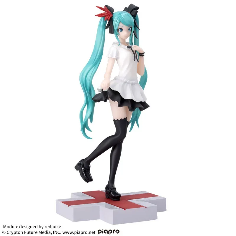 SEGA Original Genuine Vocaloid Singer Hatsune Miku Project Diva Mega 39\'s Luminasta Supreme Ver 18cm Model Toy Figures Gifts