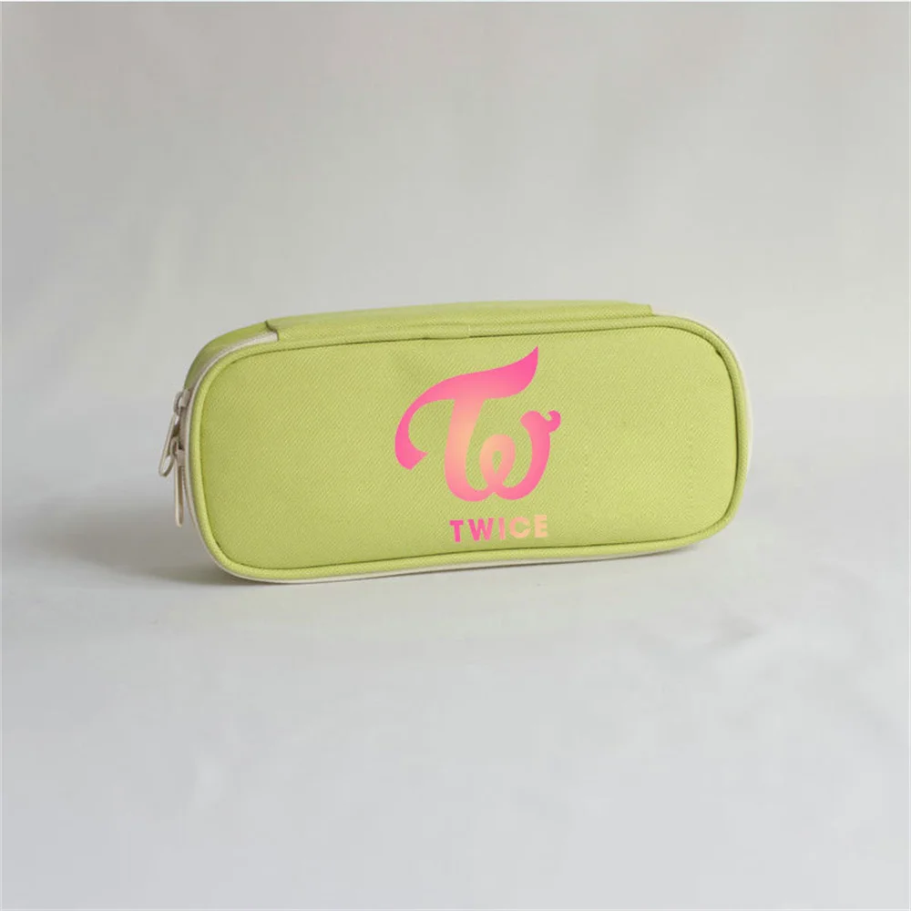 Kpop TWICE Merch bolsa de cosméticos, estuche para lápices, suministros para estudiantes, TZUYU, SANA MINA, JIHYO, NAYEON, MOMO, DAHYU, Funs, colección de regalos