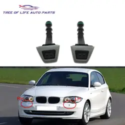 Front Headlight Washer Cover Headlamp Spray Nozzle Jet Cap For BMW 1 Series E87 2003 2004 2005 2006 2007 61677146037 61677117849