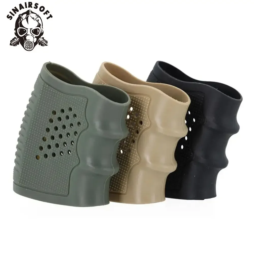 Funda de goma táctica con agarre, adecuada para Glock, funda de goma, la mayoría de Glock, funda cartuchera para pistola, pistola de caza