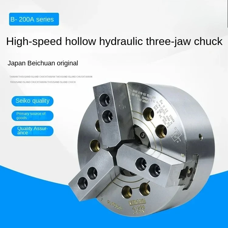 

High Speed Hollow Hydraulic Three-Jaw Chuck B-206 B-208 B-210