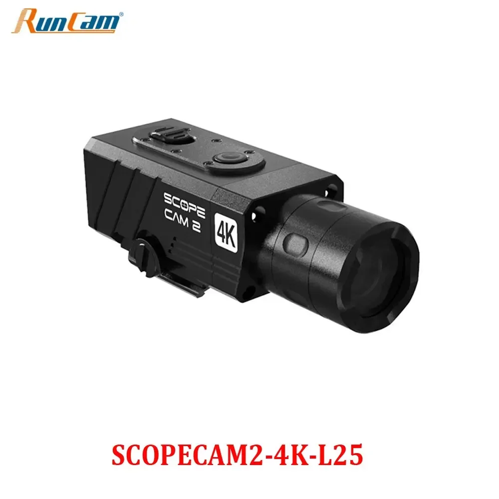 RunCam Scope Cam 2 4K, Dijital Yakınlaştırma ve Nişangah, IP64 Su
