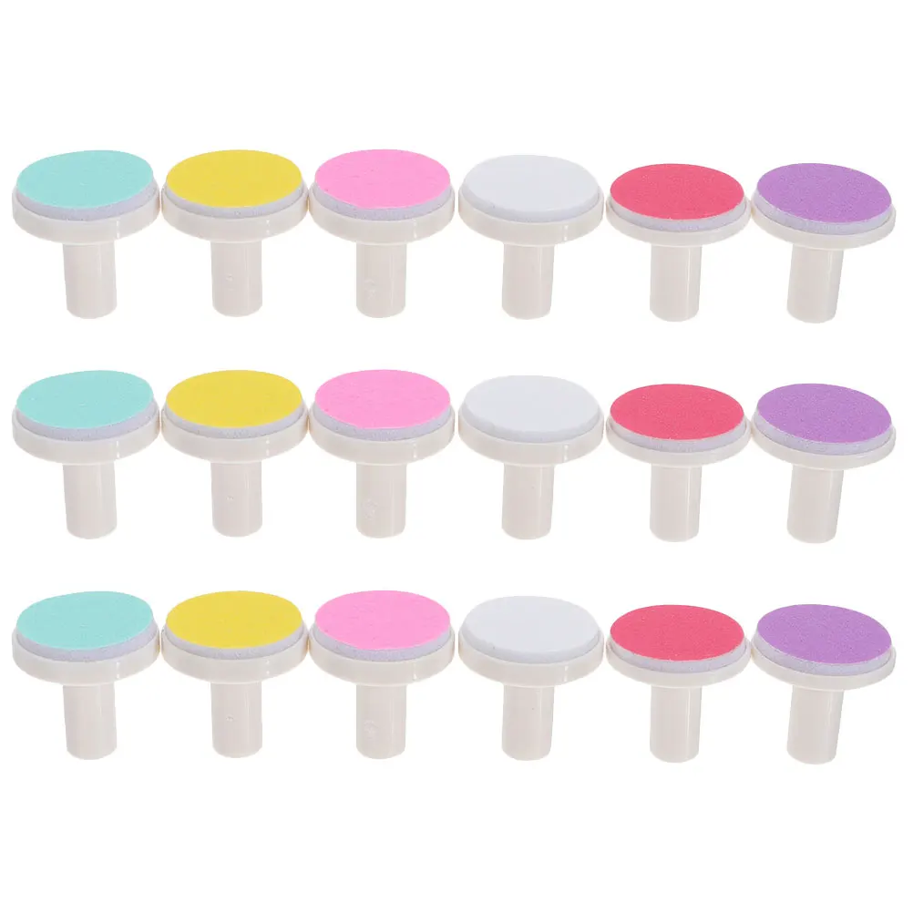 

18pcs Sandpaper Grinding Head for Baby Nail Trimmer Newborn Electric Parts Replacement Safe Infant Nail File Pads Trimming Tool