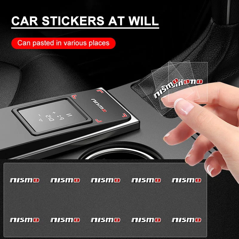 

Car Interior Sticker Central Control Decals Emblem Badge Styling for Nissan Nismo Qashqai J11 J10 Juke X Trail T32 Tiida Teana