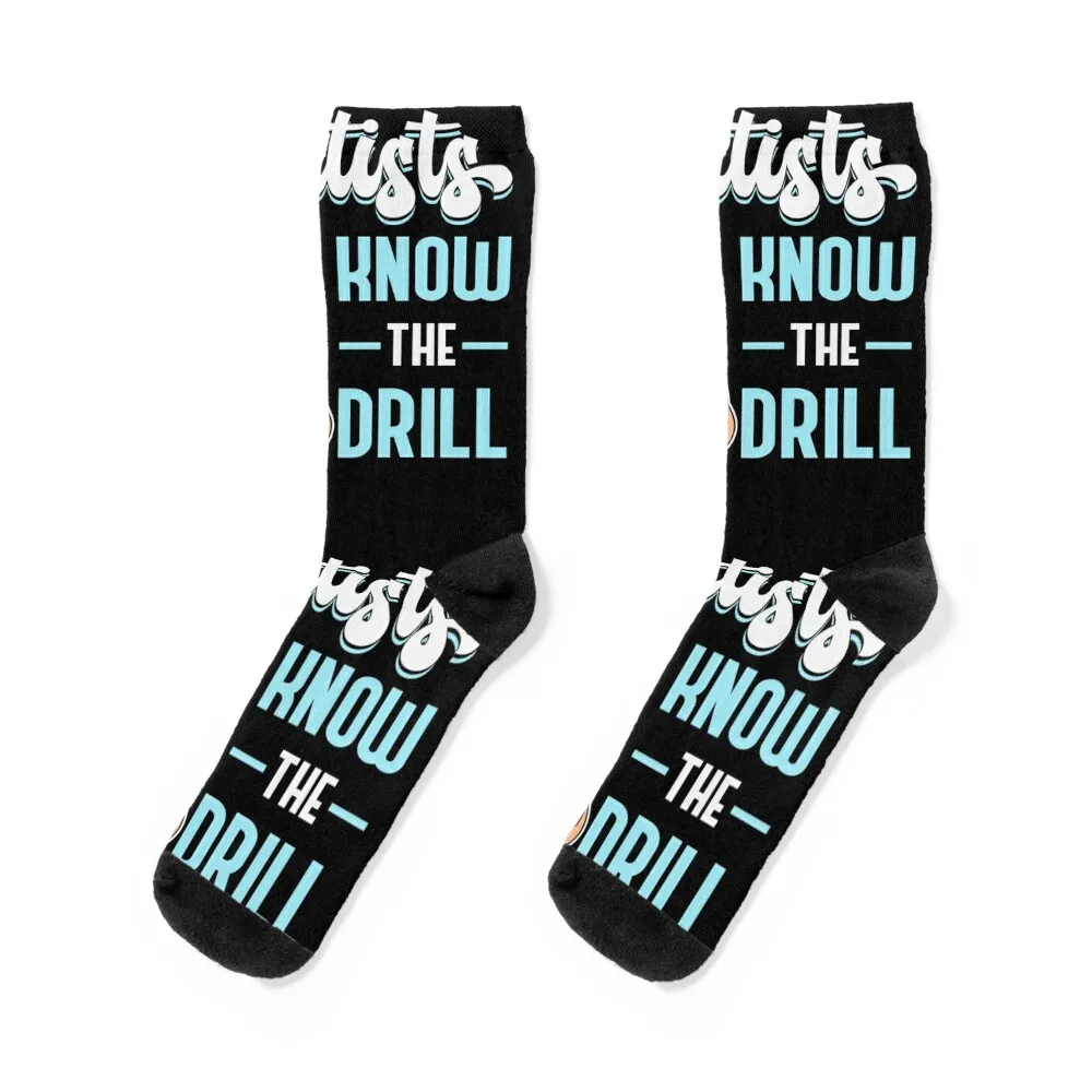 

Dentist Dental Teeth Tooth Doctor Funny Gift Idea Socks hip hop halloween Running Socks For Men Women's